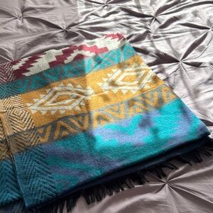 Aztec-Inspired Multicolor Scarf
